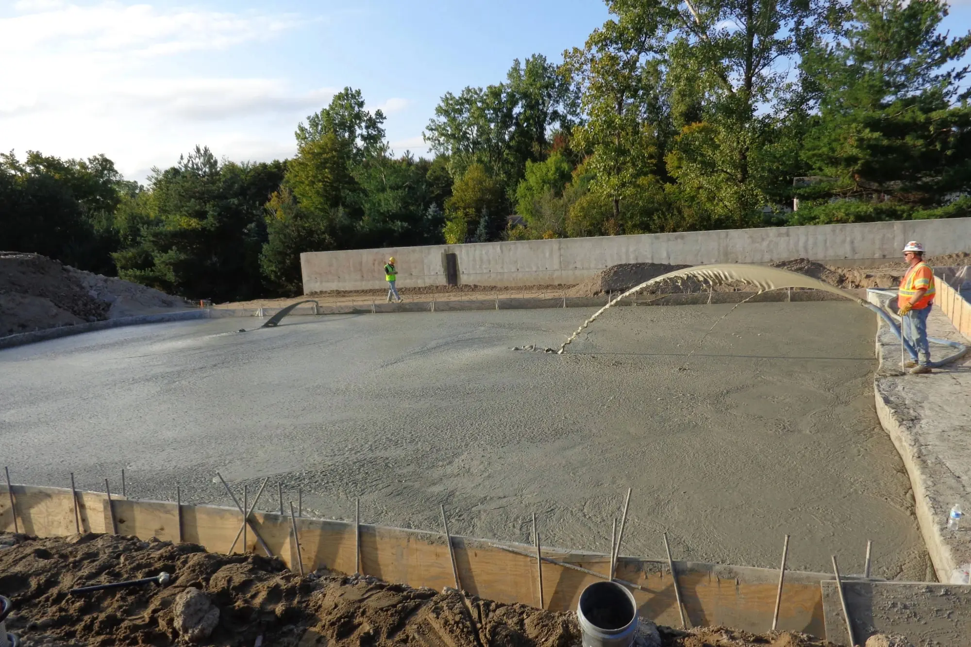 Elastizell Systems applying lightweight cellular concrete as a road sub-base for improved stability in Atlanta, Georgia